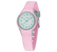 SINAR Orologio sportivo da ragazza, al quarzo, analogico, 10 bar, impermeabile, rosa, menta, XB-47-9, menta, cinghia