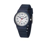 SINAR XB-18-20 - Orologio da polso per bambini, analogico, al quarzo, 10 bar, con cinturino in silicone, colore: blu scuro, Blu, Classico