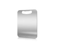 Sinardo Taglieri in Titanio, Taglieri in Titanio Puro for Cucina, Igiene e Durata all'avanguardia, Tappetino da Taglio in Titanio for Grado Medico su entrambi i lati (S - 12 x 9 pollici)(Small (12 x 9