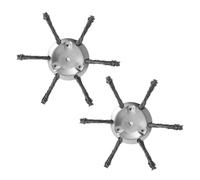 Sinbana 2pz Testina per Tagliabordi in Filo d'Acciaio, Ricambio Universale da 15cm Tosaerba e Decespugliatori Lama Tagliaerba per Impieghi Gravosi con Adattatore a Installazione Rapida