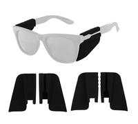 Sinbana 4pz Protezioni Laterali per Occhiali Intelligenti, Protezioni Laterali in Silicone per Ray-Ban Meta Wayfarer Skyler Headliner Accessori Occhiali Intelligenti (Nero)