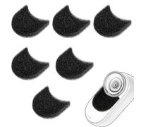Sinbana 6pz Paravento Microfono per Insta360 Go 3/3S, Parabrezza in Spugna per Microfono Riduzione Del Rumore Compatibile con i Microfoni Insta360 Go 3/3S (Nero)