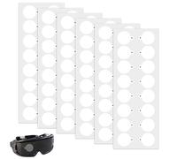 Sinbana 96pz Patch Tiro a Segno, 2cm Traslucide Toppe a Pois Occhiali per Superare il Problema Dell'Incrocio Degli Occhi e Migliorare la Precisione per Caccia e Tiro