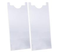 Sinbana Confezione da 2 Fermaporta Trasparente Divano & Letto, 23x10cm Universale Acrilico Distanziale Parete Ferma Mobili per Protezione Divano Letto Previene Rischi Incendio Facile Accesso Presa