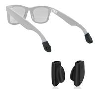 Sinbana Supporto per Occhiali Antiscivolo per Ray-Ban Meta Wayfarer/Skyler/Headliner e Gen 2 Accessori Occhiali Intelligenti, Supporti Silicone Comodi Cuscinetti Auricolari (Nero)