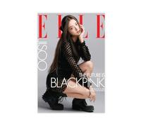 SinBii Poster su tela, motivo: Jisoo, motivo: Blackpink, decorazione artistica da parete per soggiorno e camera da letto, senza cornice, 30 x 45 cm