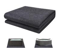 SINBLUE - Tappetino impermeabile per capanno per esterni, 2,3 x 2,3 m, base di protezione per pavimento, impedisce la penetrazione di liquidi per proteggere il pavimento del capanno