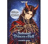 Sinbound Princes of Hell - Dark Fantasy Coloring Book