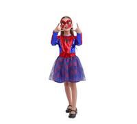 Sincere Party Ragazza Spider Fancy Dress Up Costume con Eye-mask 5-6 anni