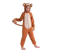 Sincere Party Scimmia pile monkey scimmia tutto in un costume di Halloween per bambini XXL(12-14)