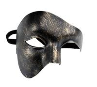 Sincerity Craft Maschere eleganti per feste di fine anno, maschere di lusso, Nero e Oro