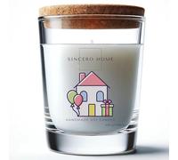 SINCERO HOME Candela di Soia Artigianale Elegante con Profumo di Lavanda Naturale - Idea Regalo Perfetta per il Nuovo Inizio, Atmosfera Accogliente e Decorazione Casa