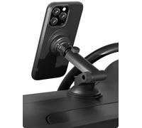 sincetop Auto Telefono Supporto Serie Q [Quad] - 3 in 1 con Ventosa per Cruscotto, Parabrezza e Scrivania - Blocco Rapido in 1 Secondo - Supporto Universale per Navigazione - Rotazione a 360°