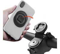 sincetop Supporto per telefono da bicicletta, Porta cellulare per stelo di mountain bike, Morsetto in alluminio per manubrio di bicicletta, Attacco/sgancio rapido 【Serie C-2a Gen】