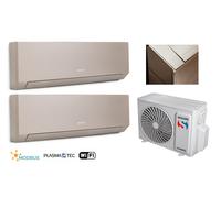 Sinclair Marvin Champagne Wifi 2x 3,5 kW Climatizzatore Esterno 6,1kW Pompa d...