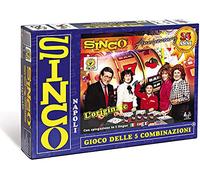 SINCO Gioco Delle 5 Combinazioni - Deluxe Edition - Tombola , Gioco in Scatola da Tavolo , Gioco di Società , Mercante in Fiera Alternativo