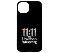Sincronicità "L'universo sussurra" 11:11 Numerologia Custodia per iPhone 15 Plus