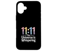 Sincronicità "L'universo sussurra" 11:11 Numerologia Custodia per iPhone 16 Plus