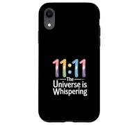 Sincronicità "L'universo sussurra" 11:11 Numerologia Custodia per iPhone XR