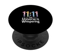 Sincronicità "L'universo sussurra" 11:11 Numerologia PopSockets PopGrip Adesivo