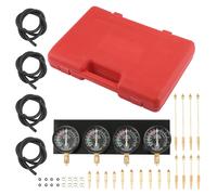 Sincronizzatore carburatore per vuoto combustibile Carb Tools sincronizzazione Kit calibro 4 con strumento per tubo flessibile