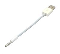 sincronizzazione dati cavo 3.5 mm maschio jack audio spina a USB 2.0 convertitore adattatore cavo per Apple iPod Shuffle 3rd 4th 5th 6th 7th Generation 11 cm
