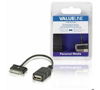 Sincronizzazione e Ricarica Samsung 30-Pin Maschio - USB A Femmina 20cm Nero