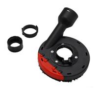 Sindone da taglio di sicurezza in ABS per smerigliatrice da 10,2 cm, nero