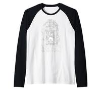 Sindone di Torino Volto di Gesù Cristo Cattolico Maglia con Maniche Raglan
