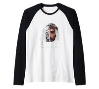 Sindone di Torino Volto di Gesù Cristo Cattolico Maglia con Maniche Raglan