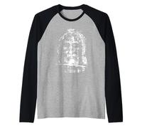 Sindone di Torino Volto di Gesù Cristo Maglia con Maniche Raglan