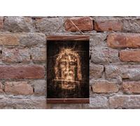 Sindone di Torino Volto di Gesù Il Santo Lino Stampa su tela con cornice in...