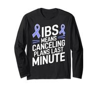 Sindrome dell'intestino Irritabile del Mese di sensibilizzazione IBS Maglia a Manica