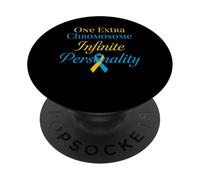Sindrome di Down con personalità infinita di un cromosoma extra PopSockets PopGrip Adesivo