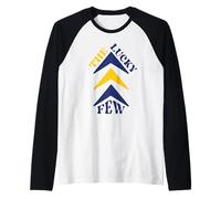 Sindrome di Down Consapevolezza 3 Freccia Lucky Few Nastro Maglia con Maniche Raglan
