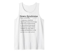 SINDROME di Down Dizionario Definizione capacità di Vedere Un Buon Meme Canotta