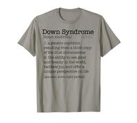 SINDROME di Down Dizionario Definizione capacità di Vedere Un Buon Meme Maglietta
