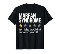 Sindrome di Marfan Valutazione a una stella Consapevolezza della sindrome di Marfan Maglietta
