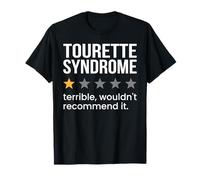 Sindrome di Tourette Valutazione a 1 stella Consapevolezza della sindrome di Tourette Maglietta