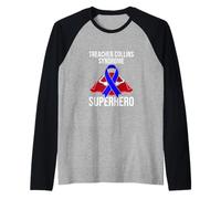 Sindrome di Treacher Collins Superhero Warrior Fighter TCS Maglia con Maniche Raglan