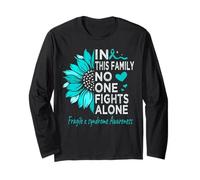Sindrome X Fragile Consapevolezza Girasole Sindrome X Fragile Maglia a Manica
