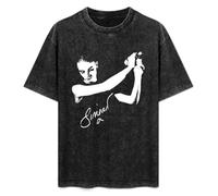 Sinead O'Connor Signature Mens T-Shirt Unisex Graphic Black Tee Shirt M