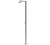 SINED Polifemo Doccia Esterna Acciaio Inox 316L Nichel Spazzolato