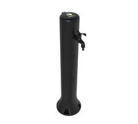SINED Tritone Fontanella Giardino HDPE Nera 100 cm