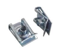 SINEKY 10 pz Clip Tipo U con Filettatura M6 M5 M4 M8 8mm 5mm 6mm 4mm Dadi Reed per Auto Moto Scooter Ciclomotore(Color:M6)