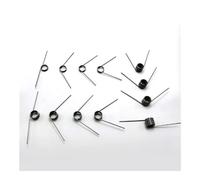 SINEKY 10 pz Molla di Torsione 0.8mm Diametro del Filo a Forma di V Angolo della Molla 180/120/90/60 Gradi Piccola Molla di Torsione Personalizzata 3/6/9 Giri(180 Degrees,9 LAPS_7MM)
