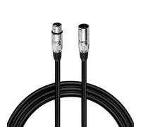 Sinextesis cavo XLR M/F bilanciato 3 pin da 5 Metri, ideale per microfoni e apparecchiature con uscita bilanciata.