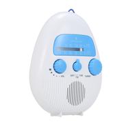Sinfonia da bagno, il tuo compagno impermeabile, radio da doccia con volume regolabile, frequenze AM e FM a portata di mano, portatile in plastica