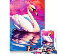 Sinfonia del Lago dei Cigni - Puzzle da 1000 pezzi per ragazzi - Gioco cognitivo per il tempo libero - Assemblaggio di motivi - Opera d'arte 38x26cm