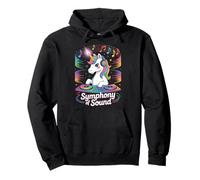 Sinfonia Del Suono Unicorno Dj Magico Felpa con Cappuccio